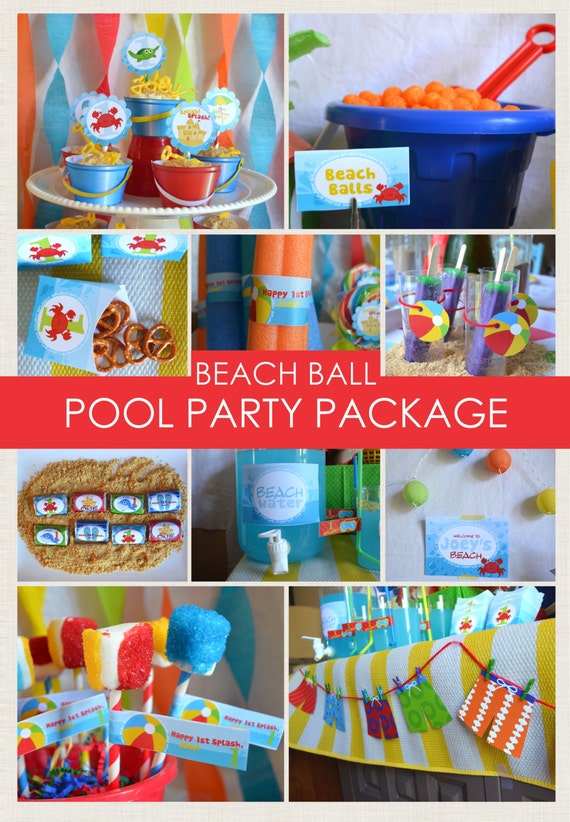 Beach Ball Party Package / Beach Party / Pool Party / Sea