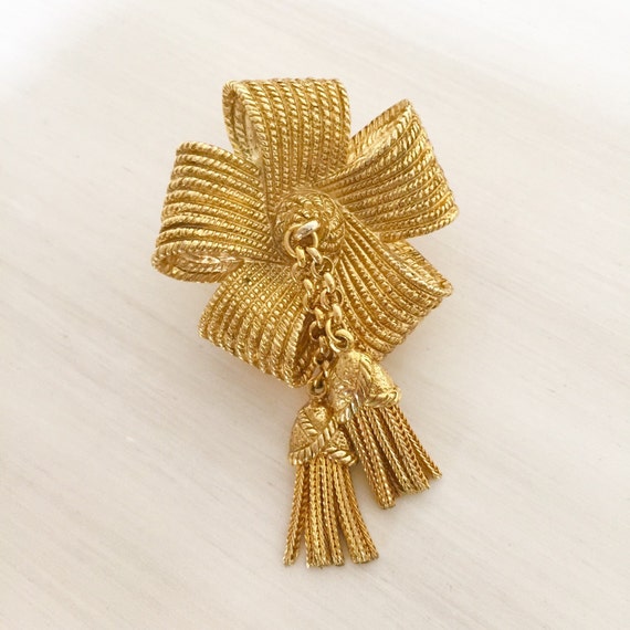 Vintage SONIA RYKIEL Tassel Brooch