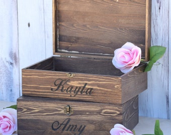 Will You Be My Bridesmaid Box Bridal Party Gift Bridesmaid Present Rustic Wedding Decor Bridal Party Gift - Bridesmaid Gift - Gift Box