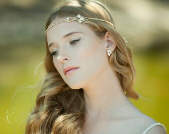 wedding headband, bridal headbands, Swarovski Crystal Headband, bride headbands , bridal hair accessories