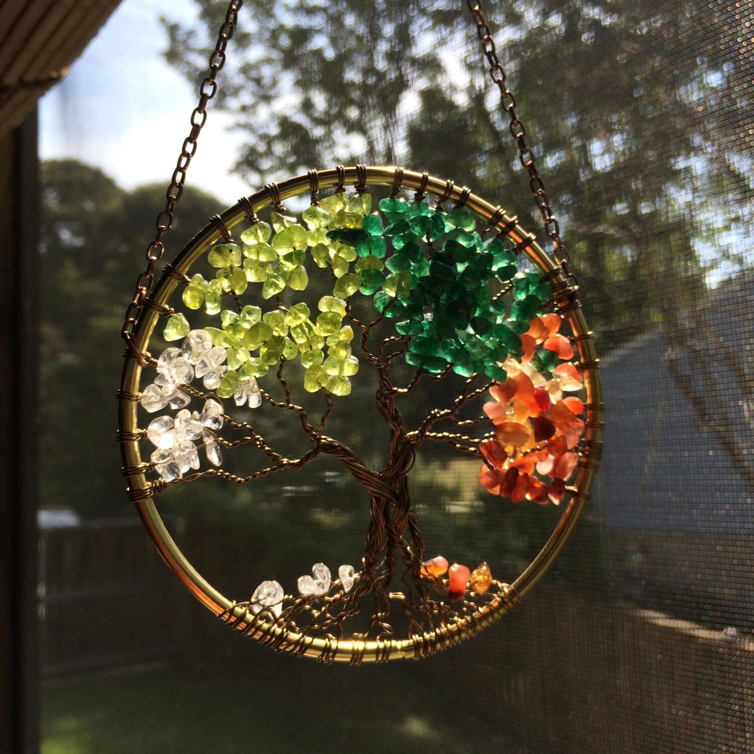SunCatcher Tree of Life Four Season Tree Of Life Wire Wrapped