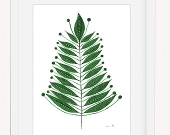 Watercolor Leaf Wall Art Decor Bathroom Print Watercolor Leaf Wall Art Decor Bathroom Print