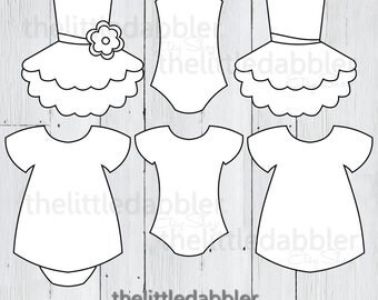 baby onesie template for baby shower invitations