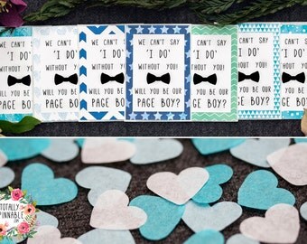 Will You Be Our Page Boy? Confetti filled envelope! Perfect for your wedding.