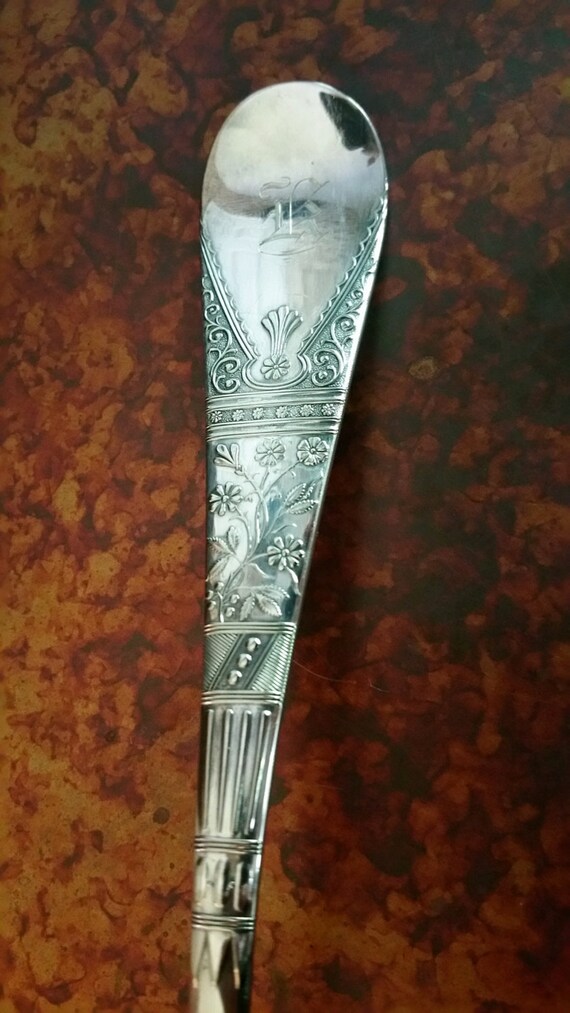 Large Silverplate Punch Soup Ladle Rogers 1847 by GladStoneatHome