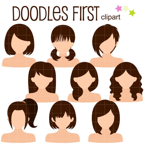 hairstyles clip art free - photo #23