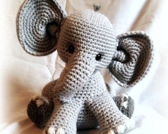 Percy the baby Elephant; CROCHET PATTERN; PDF