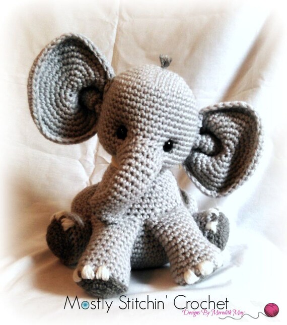 Percy the baby Elephant CROCHET PATTERN PDF
