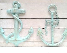 Anchor Decor, Nautical Decor, Anchor Wall Art, Nautical Anchor, Metal Anchor Nautical
