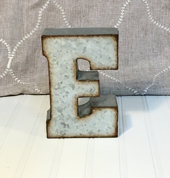 Metal Letters/Metal Letter/Letter E/7 inch letter/Wall