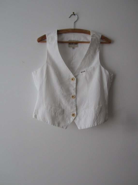 womens white vest tops uk