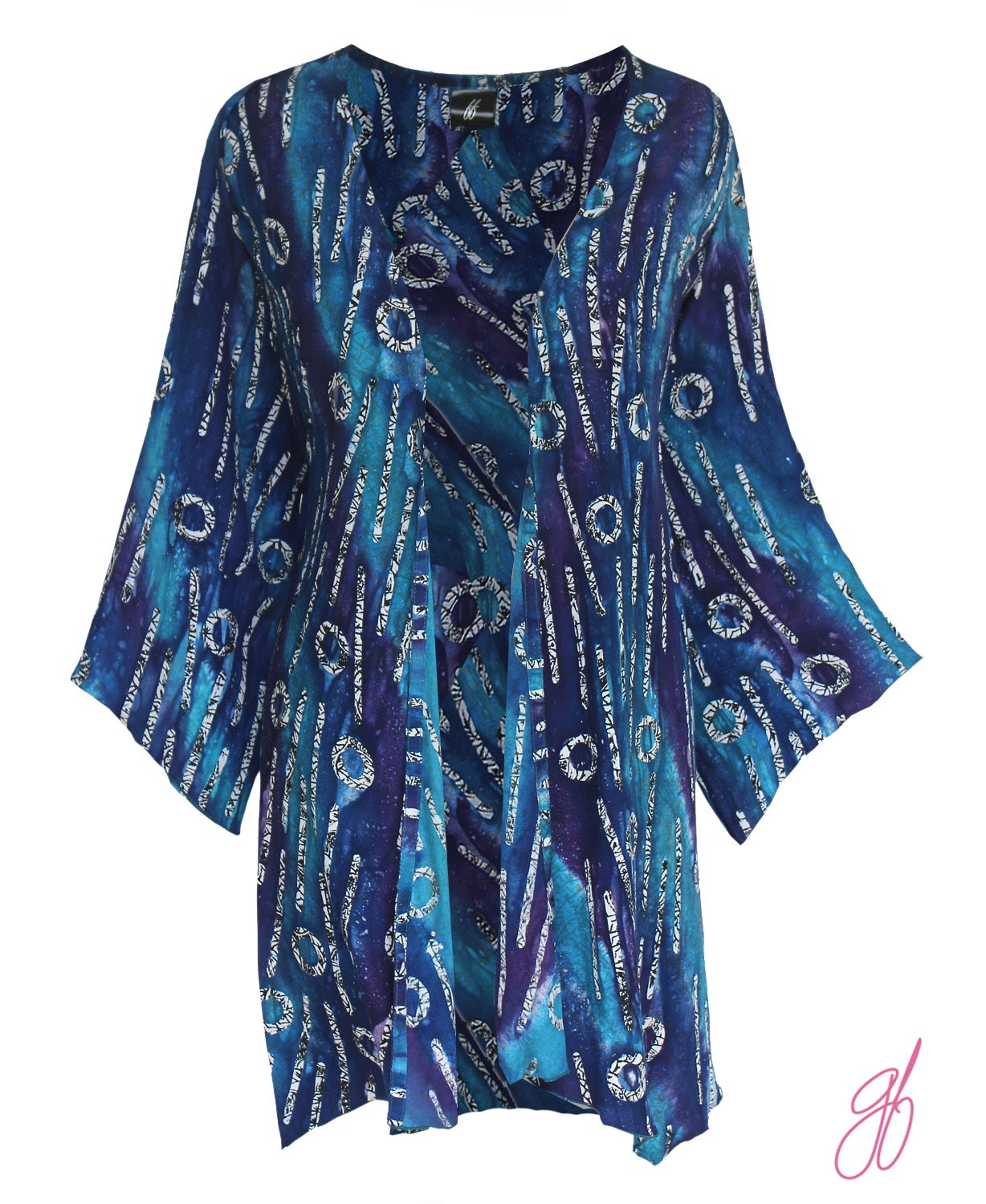 Plus Size Cardigan  Kimono  Batik  Women s Plus Size