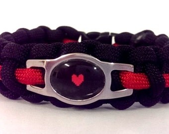 Undertale Inspired Paracord Bracelet