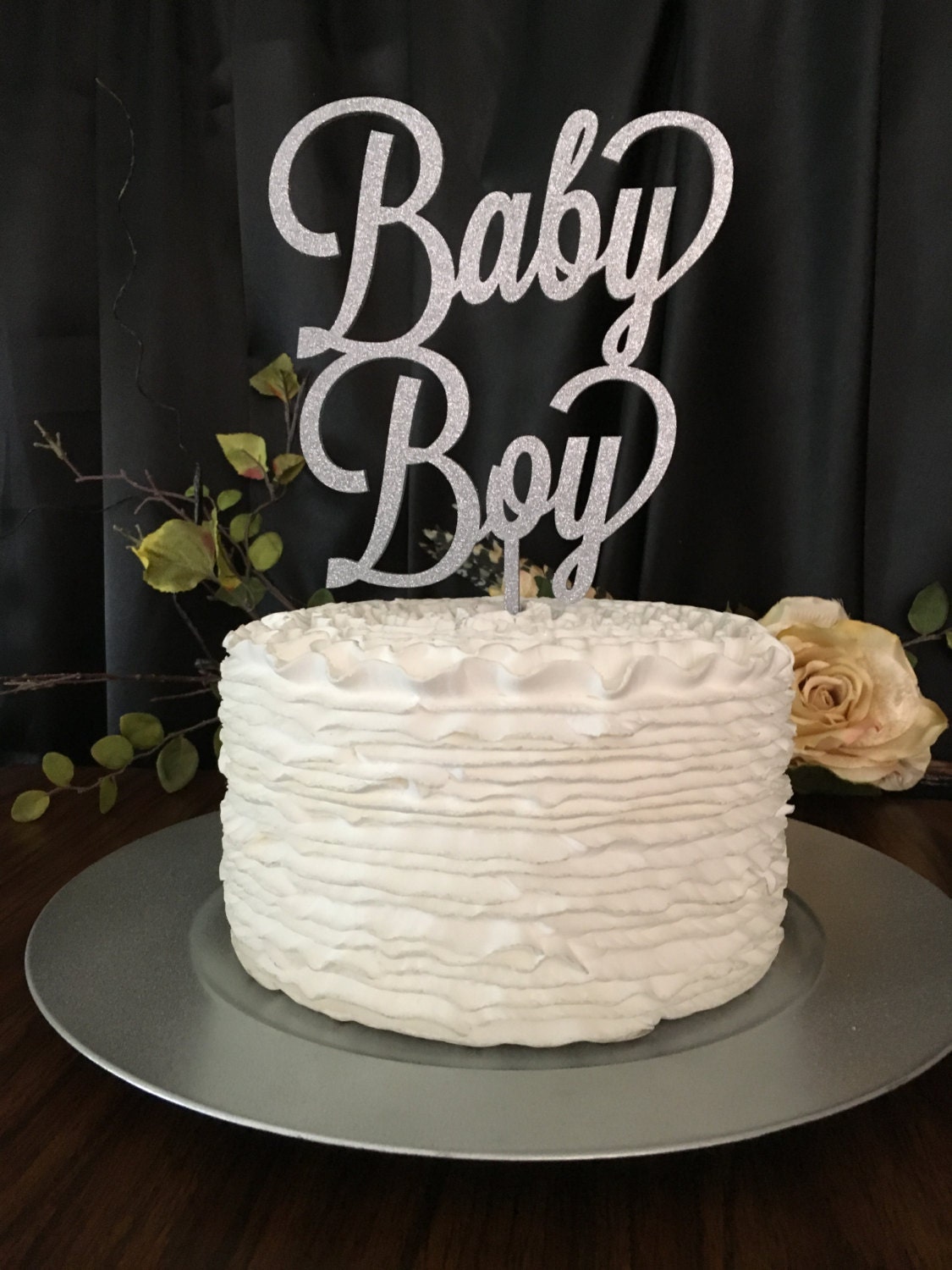 Baby Boy Cake Topper Shower Gender Reveal Baby Boy Cake Topper Shower Gender Reveal