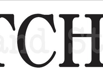 STENCIL **KITCHEN** 6"x24" 9"x36" or 12"x48" for Painting Signs Canvas Fabric Wood Airbrush Crafts Wall Decor Farm Kitchen Vintage