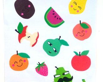 items similar to printable naturally sweet fruit stickers on etsy