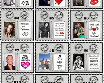 Tyler Hubbard Keychain Key Ring - 12 Designs To Choose From