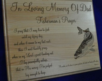 In Loving Memory ~ Memorial Gift ~ Sympathy Gifts ~ Engraved Memorial ~ Engraved Sympathy Gift ~ Funeral Gift ~ In Memory Of ~ Loss Of Dad