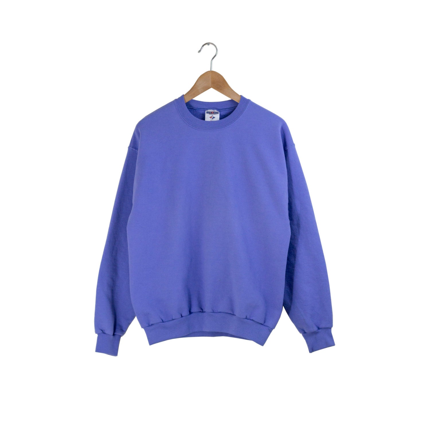 bleached light blue sweatshirt