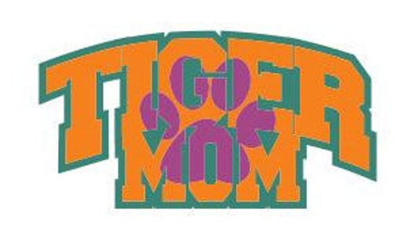 Download Tiger Mom Knockout Text SVG, DXF, SCAL, Cricut, Silhouette ...