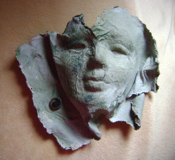 Face Sculpture Handmade Paper Art Faces Paper Sculpture