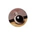Black Onyx Pendant , Sterling Silver Pendant , Sterling Silver Chain , Round Black Onyx Pendant