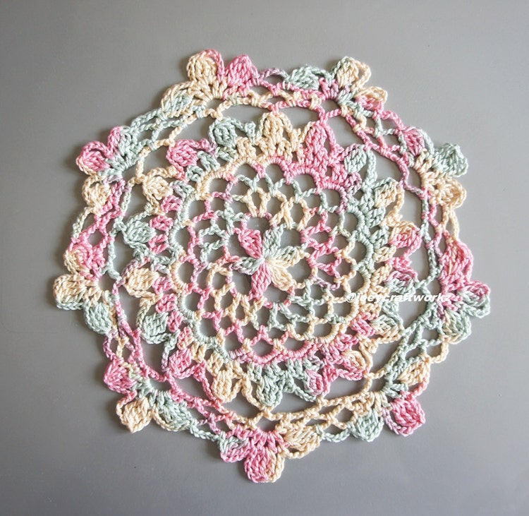 Crochet Cotton Doilies Japanese Lace Doily by joeycraftworkz