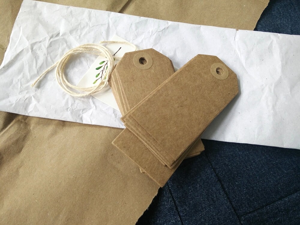20 Kraft Paper Tags Kraft tags price tags brown craft