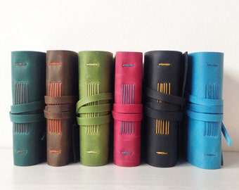 Leather journal, notebook, travel journal, sketchbook, mothers day gift, birthday gift, travel gift, A5, choose your colours, Christmas gift