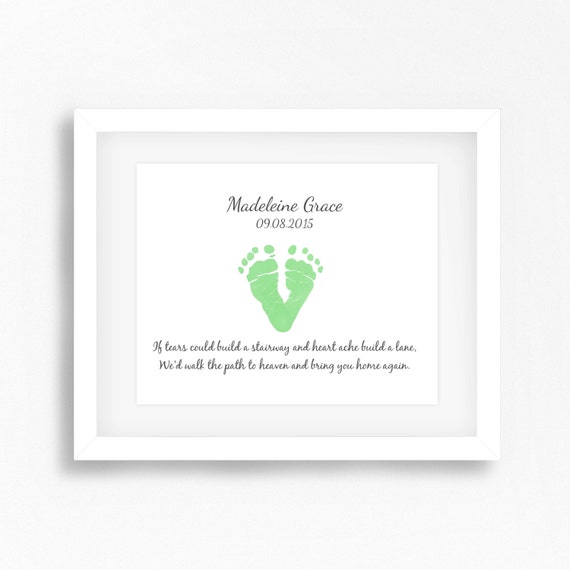 baby memorial gift infant loss print baby sympathy gift baby memorial gift infant loss print baby sympathy gift