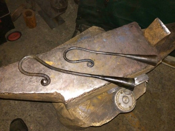 Gancho de pastor de hierro forjado