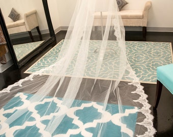 veil lace length