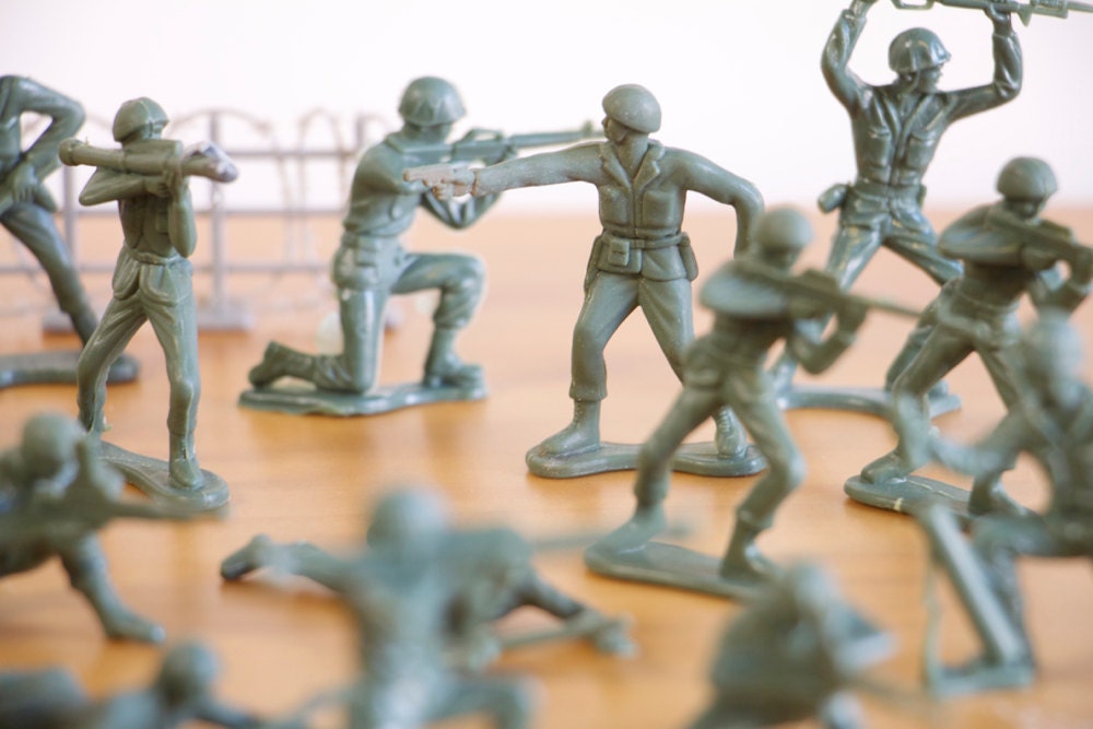 vintage army men