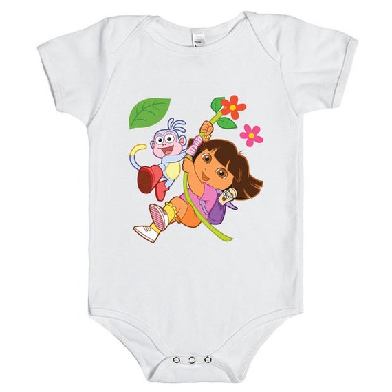 Dora The Explorer Characters Onesie Dora The by KIDzChildz on Etsy