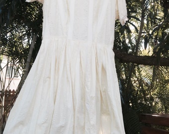 Vintage 50's swiss cotton dress