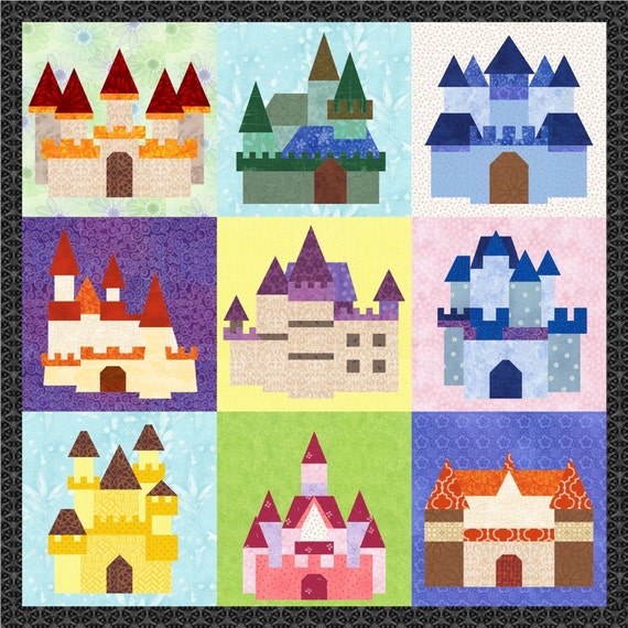 Free Castle Wall Quilt Pattern