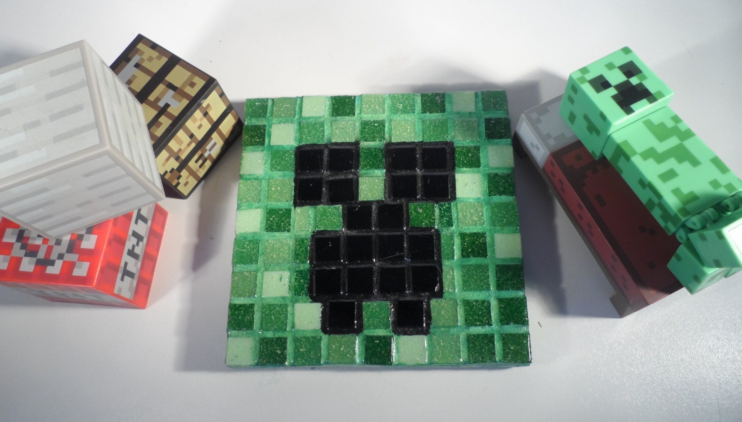 Minecraft Creeper Mosaic Coaster MCC 0001