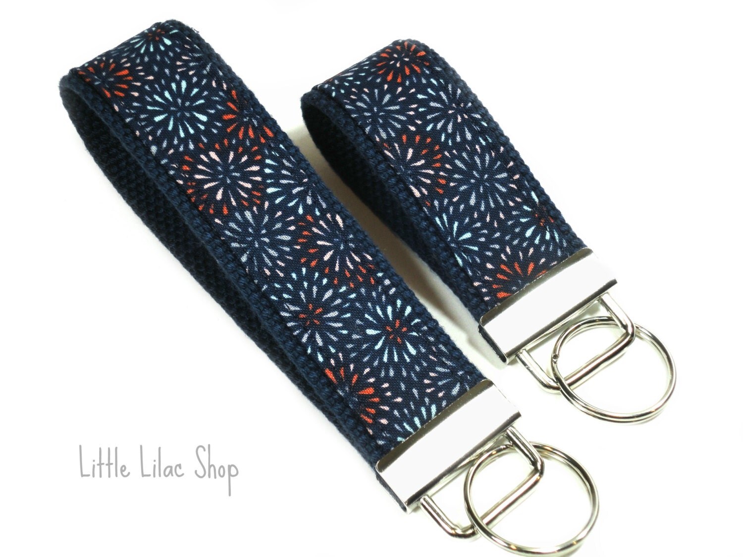 Key Fob Wristlet Fabric Key Fob Fabric Keychain Key Holder