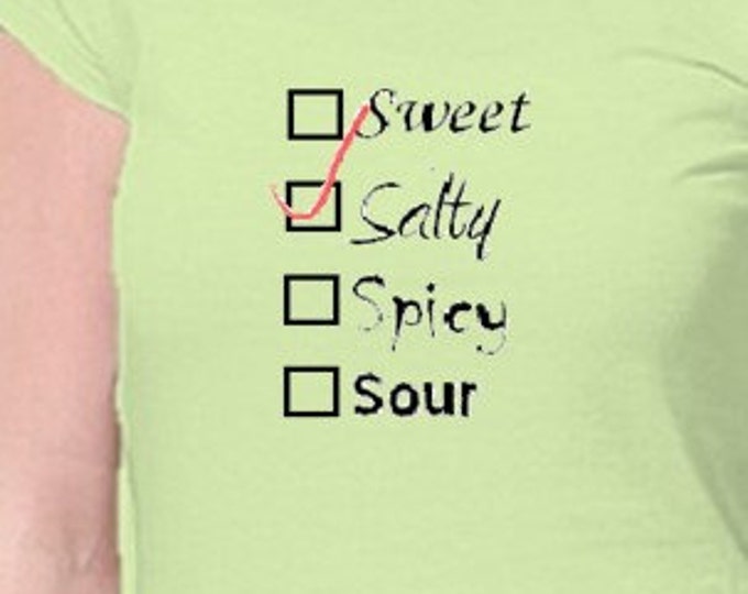 Funny Salty Tshirt, Women's Humor Tee