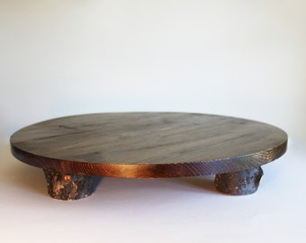 20 Inch Rustic Cake Stand, Cupcake Stand, Country Wedding Cake Stand, Wood Cake Stand, Wood Cupcake Stand, Rustic Wedding Decor