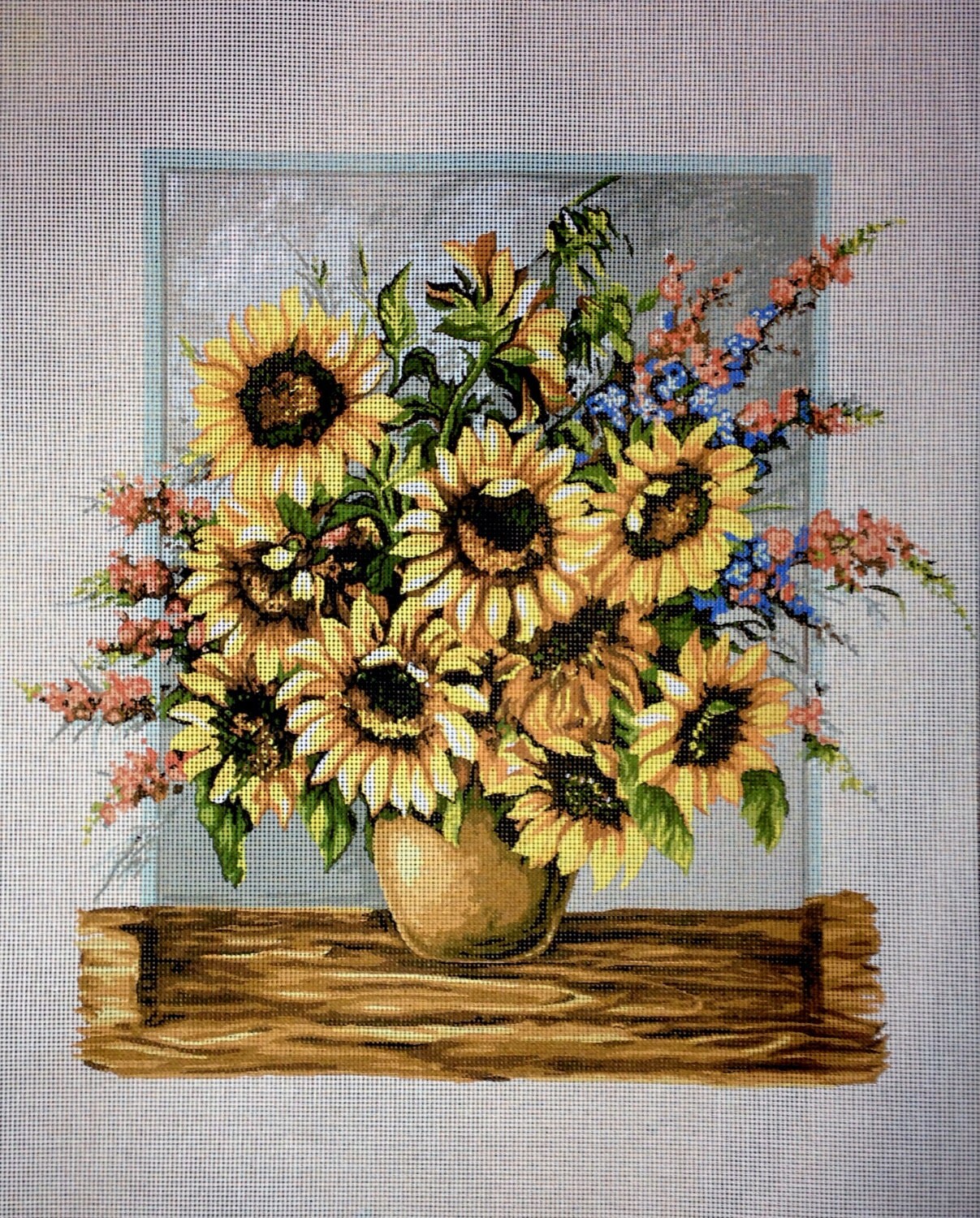 Gobelin Tapestry Needlepoint Kit Sunflowers