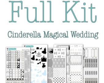 Cinderella Magical Wedding Collection - Disney Planner Stickers