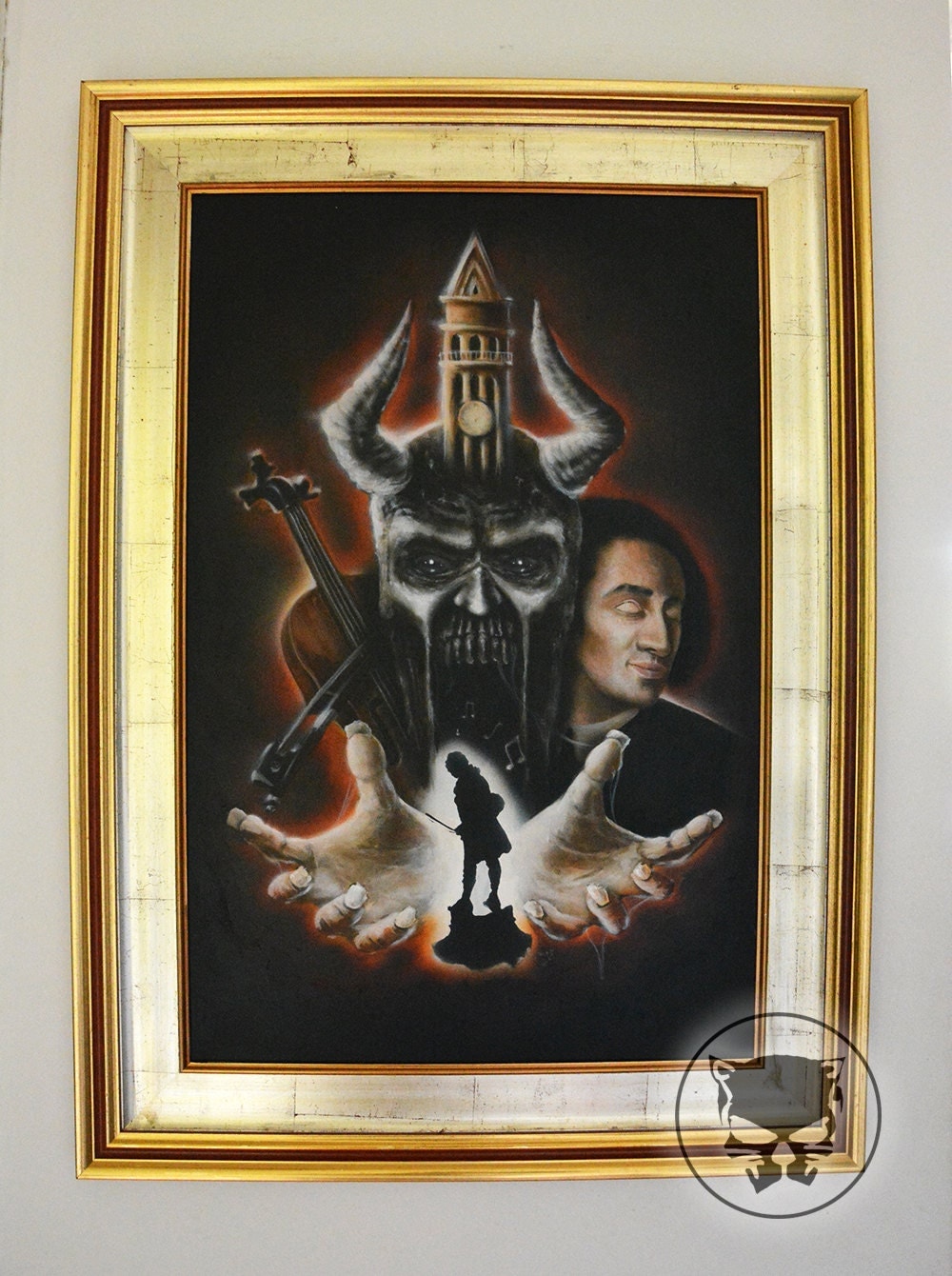 Tartini devil's trill painting of a famous dreams of