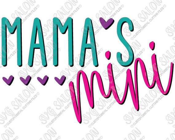 Download Mama's Mini Iron On Vinyl Baby Clothing Decal by SVGSalon ...