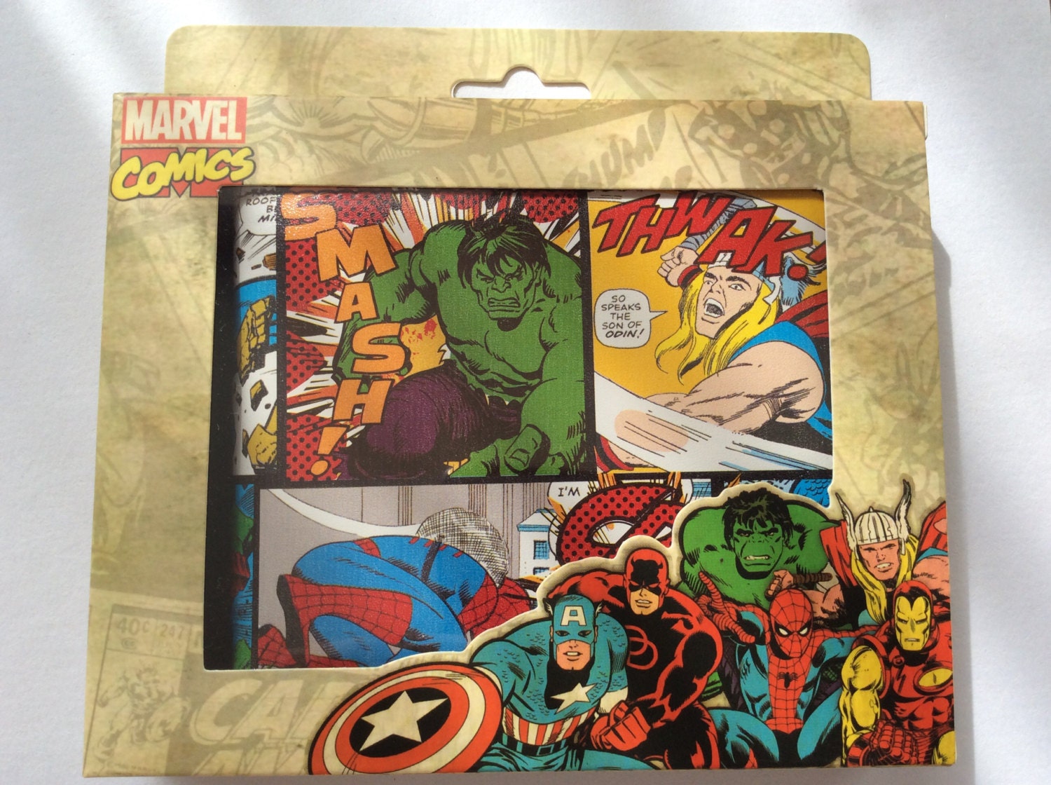 Marvel comics wallet superheroes wallet men's by