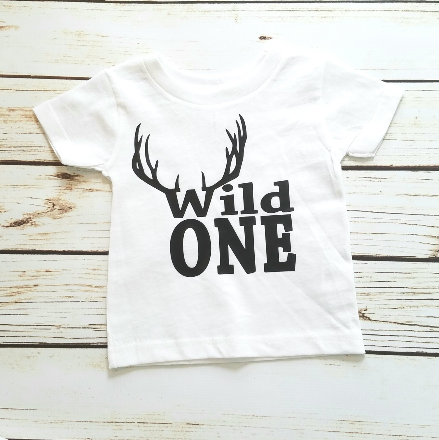 Download Wild One Birthday Shirt Deer Antlers First Birthday 1st