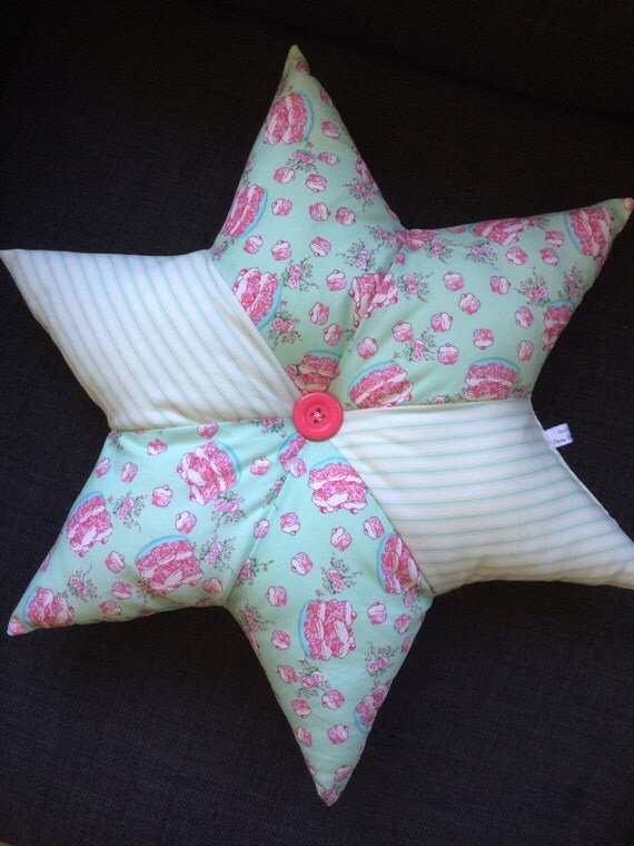 Star Shaped Cushion Star Shaped Pillow Decorative by DaisyDoodleUK