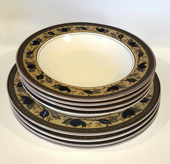 Mikasa Intaglio Arabella Dinnerware Set by HereYonder on Etsy