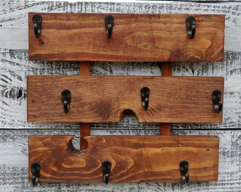 Coffee Mug Holder, Coffee Mug Rack, Coffee Mug Display, Coffee Cup Holder, Coffee Cup Rack, Wood Kitchen Organizer, Pallet Wood Cup Rack