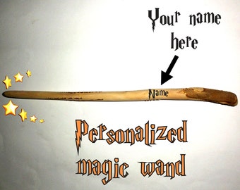 Items similar to Harry Potter Style Magic Wand in Dogwood on Etsy